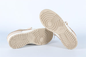 NIKE BEIGE DUNK GOLD SWOOSH SNEAKERS EU 39 UK 5.5 US 8