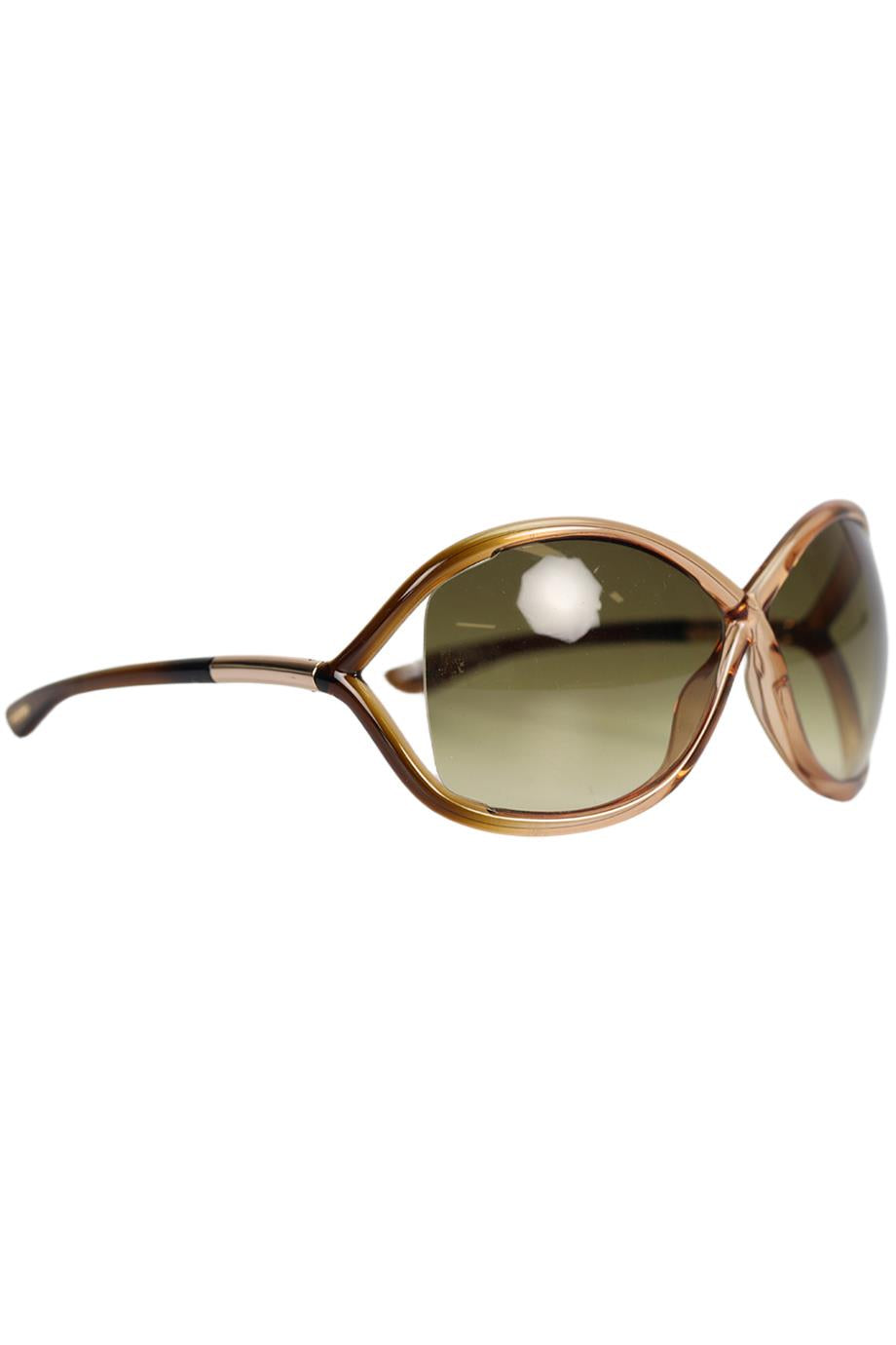 TOM FORD SQUARE FRAME ACETATE SUNGLASSES