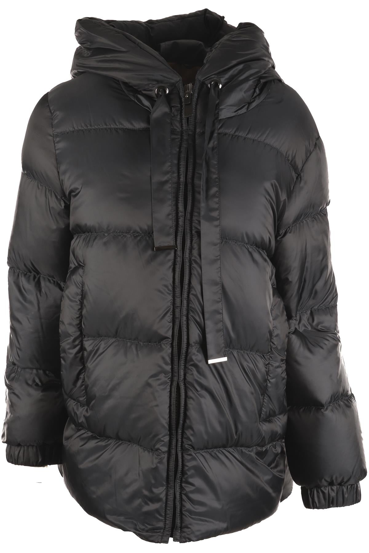 MAX MARA NAVY CUBE LINE PADDED DOWN JACKET UK 6