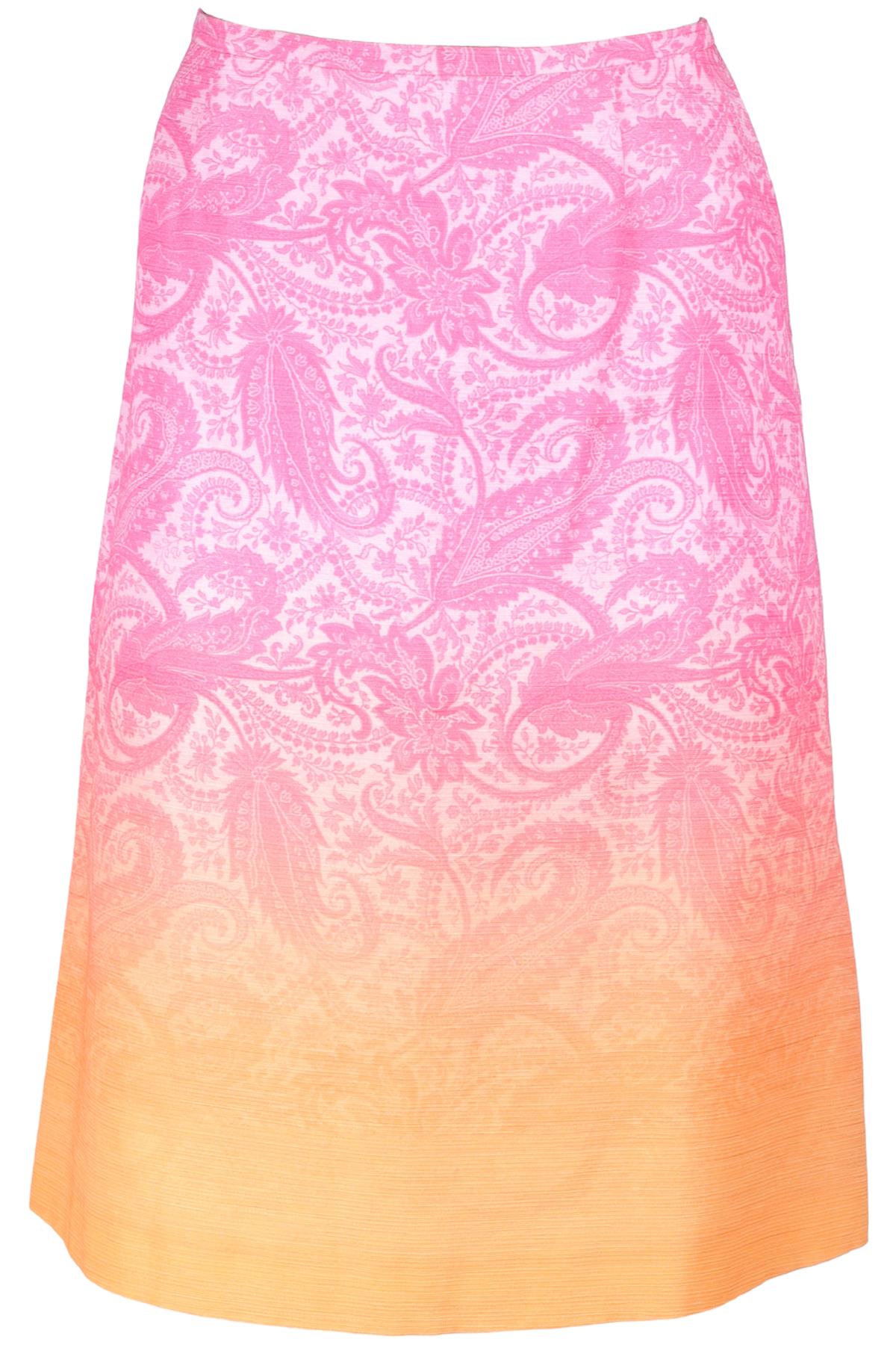 JONATHAN SAUNDERS PINK VISCOSE SKIRT IT 42 UK 10
