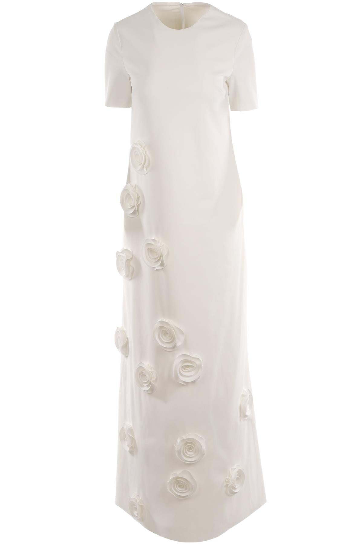 GRETA CONSTANTINE WHITE MAXI DRESS US 4