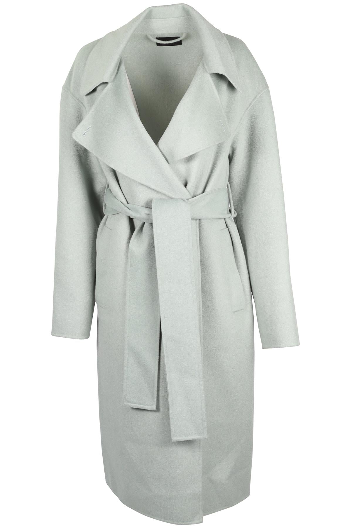 JOSEPH GREEN WOOL COAT UK 4