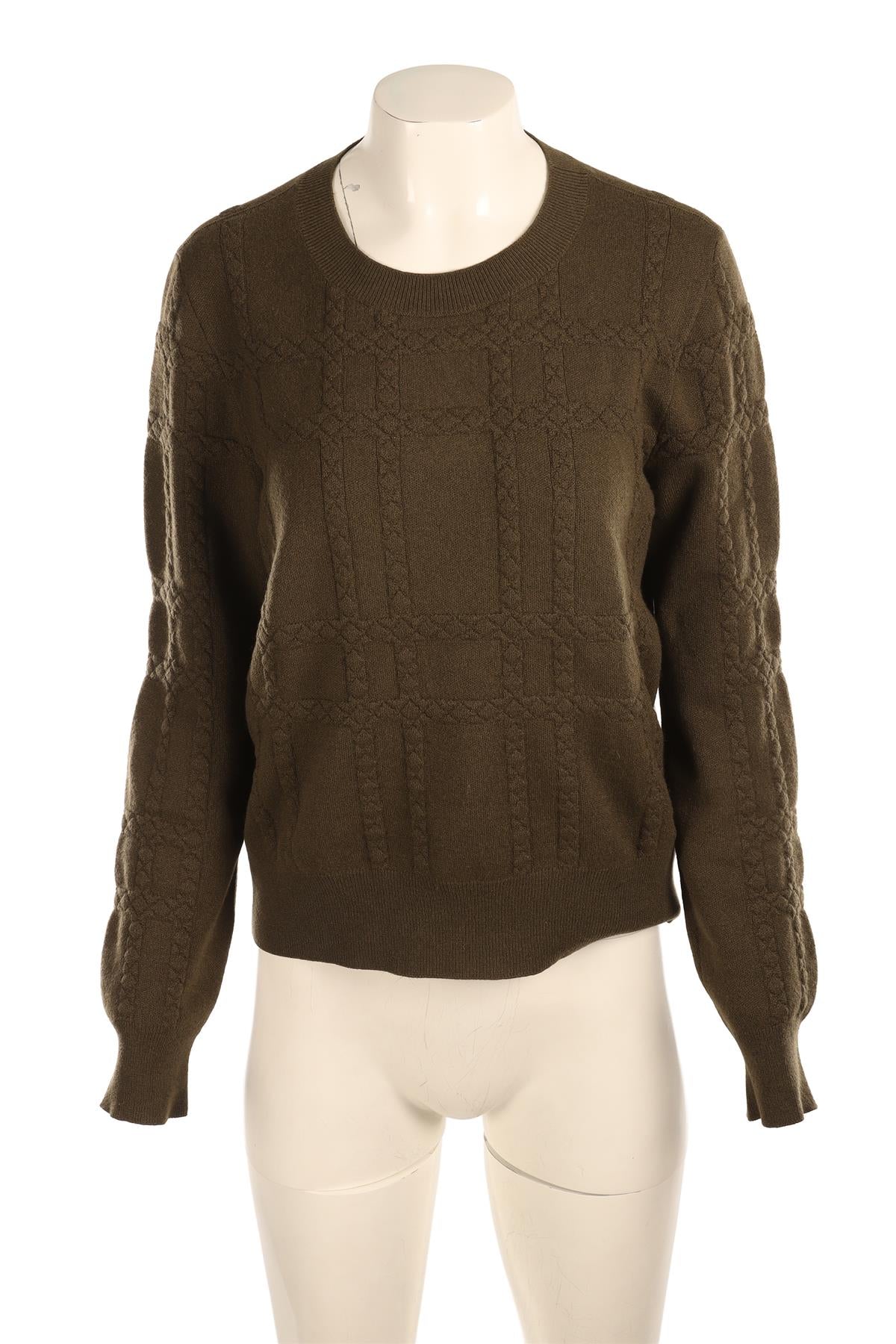 BOTTEGA VENETA GREEN CASHMERE SWEATER IT 46 UK 14