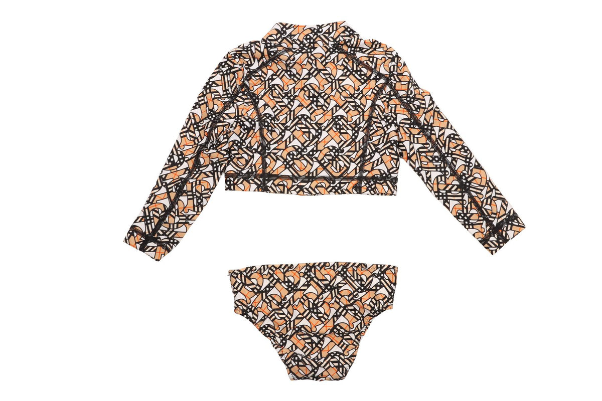 BURBERRY BROWN KIDS GIRLS BIKINI 3 YEARS