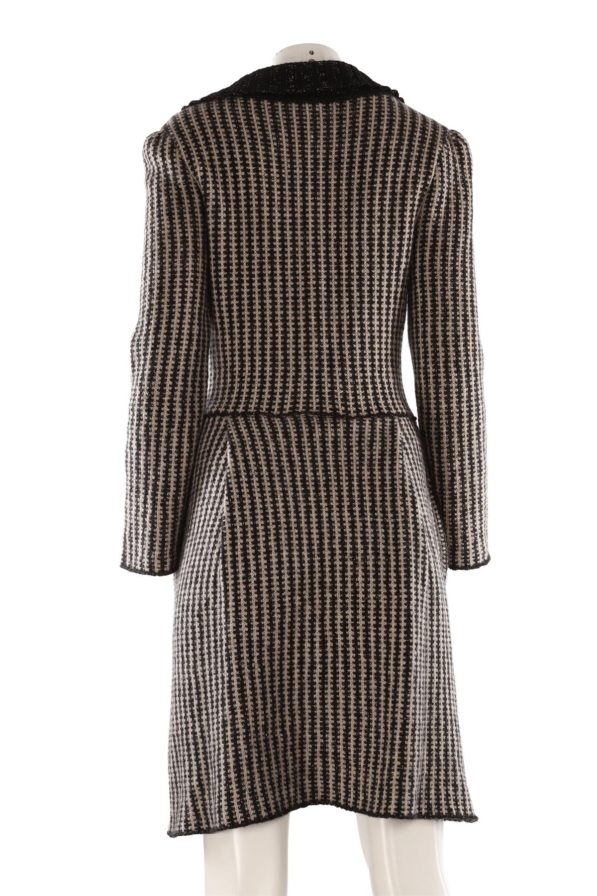 BLACK WOOL CARDIGAN