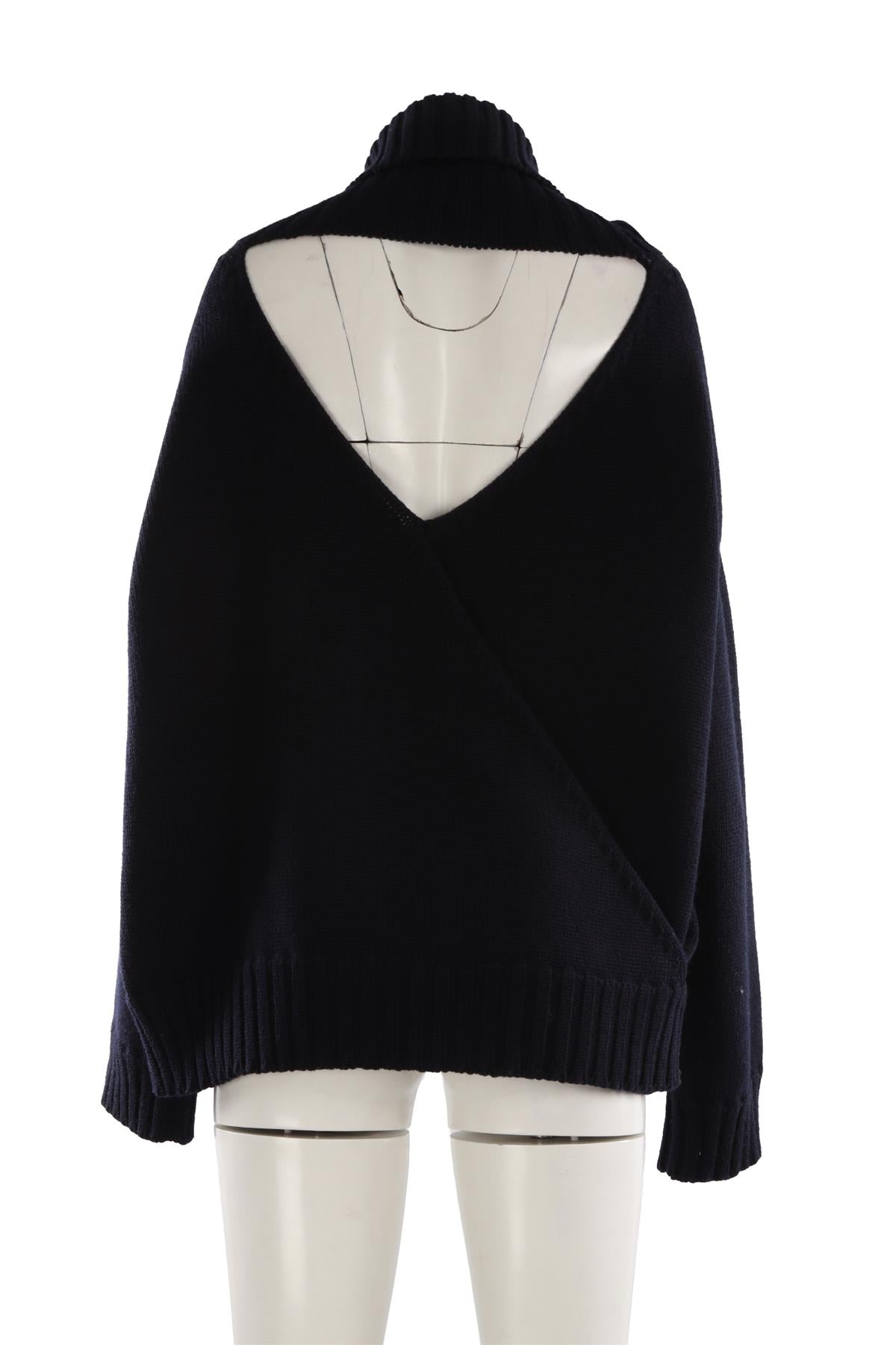 MONSE NAVY WOOL JUMPER LARGE