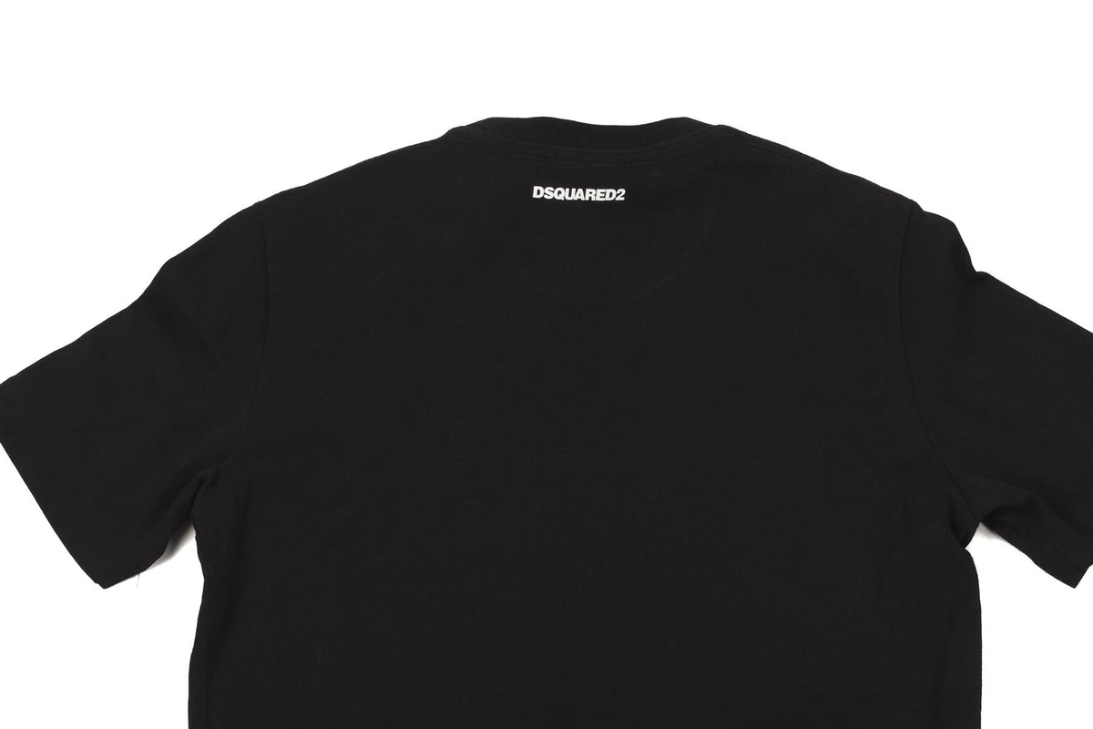 D SQUARED BLACK KIDS BOYS T-SHIRT 12 YEARS