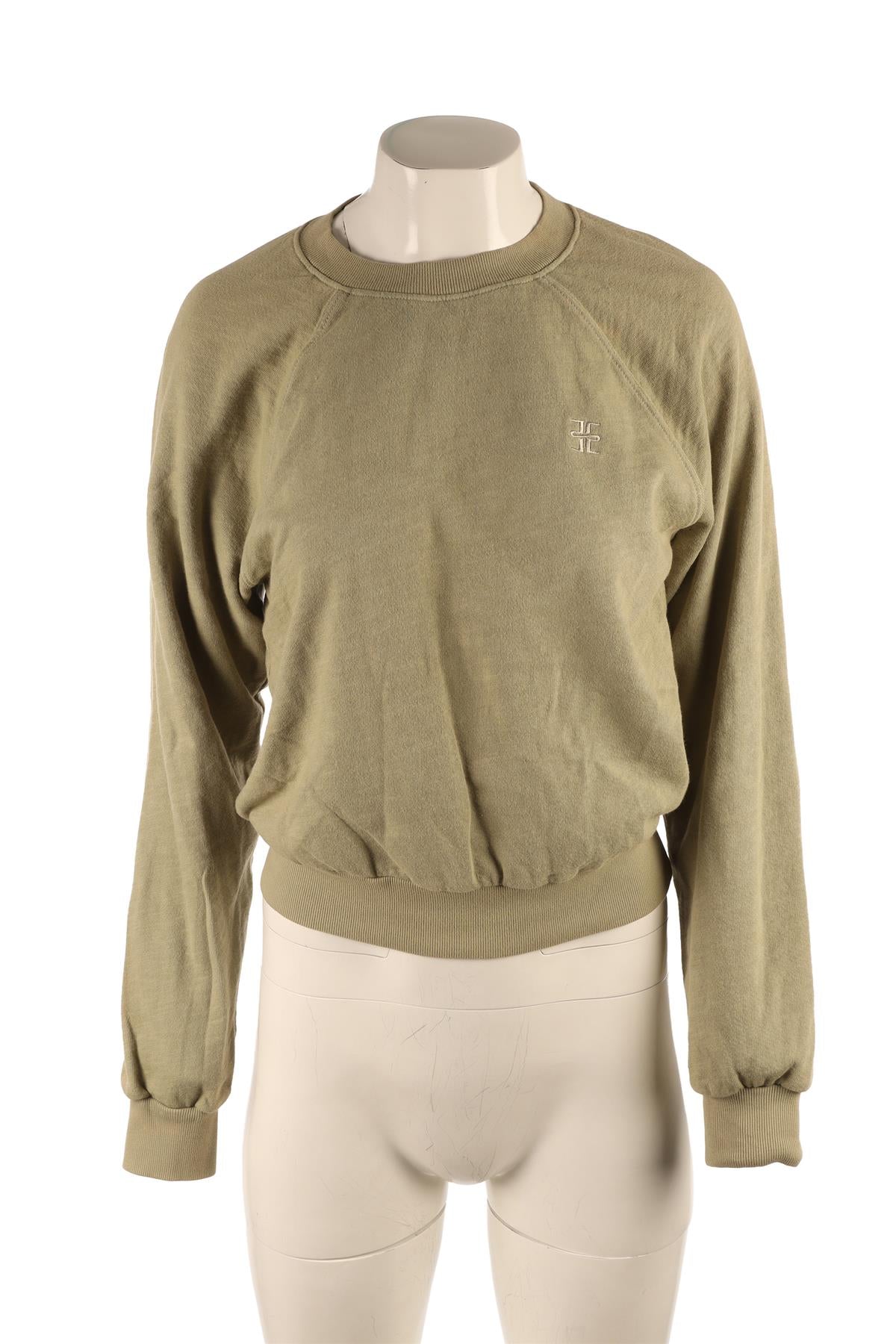 ETERNE GREEN COTTON SWEATSHIRT SMALL