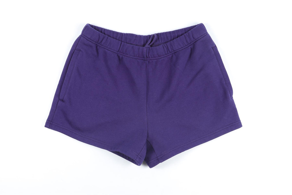 SKIMS PURPLE COTTON SHORTS MEDIUM
