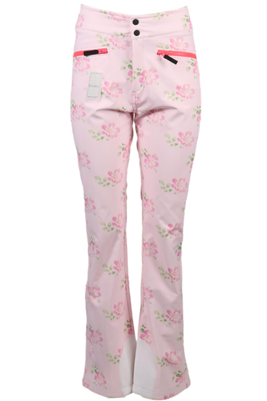 BOGNER FIRE + ICE X LOVESHACKFANCY PRINTED SHELL SKI TROUSERS US 8 UK 12
