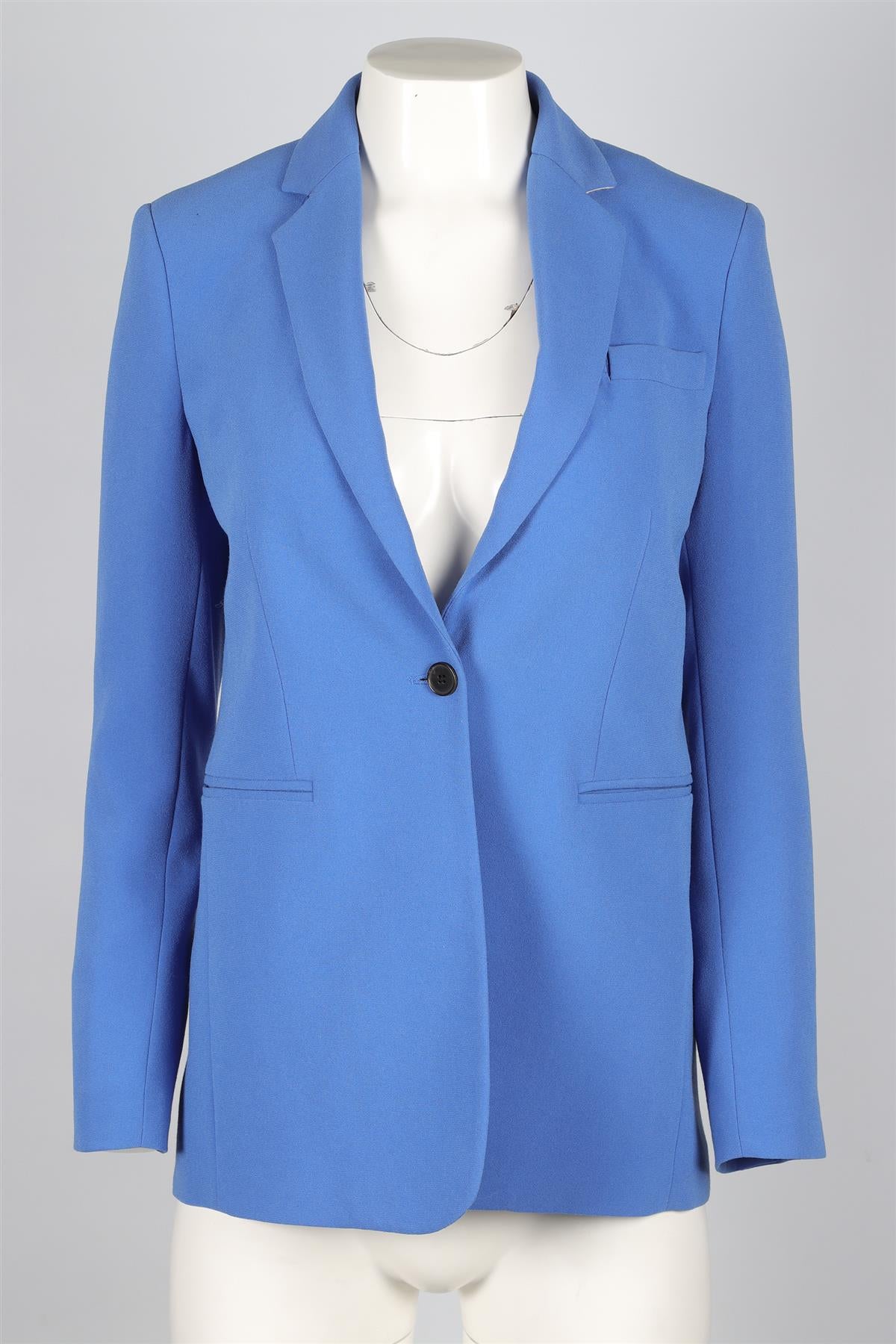 JOSEPH BLUE CREPE BLAZER IT 36 UK 4
