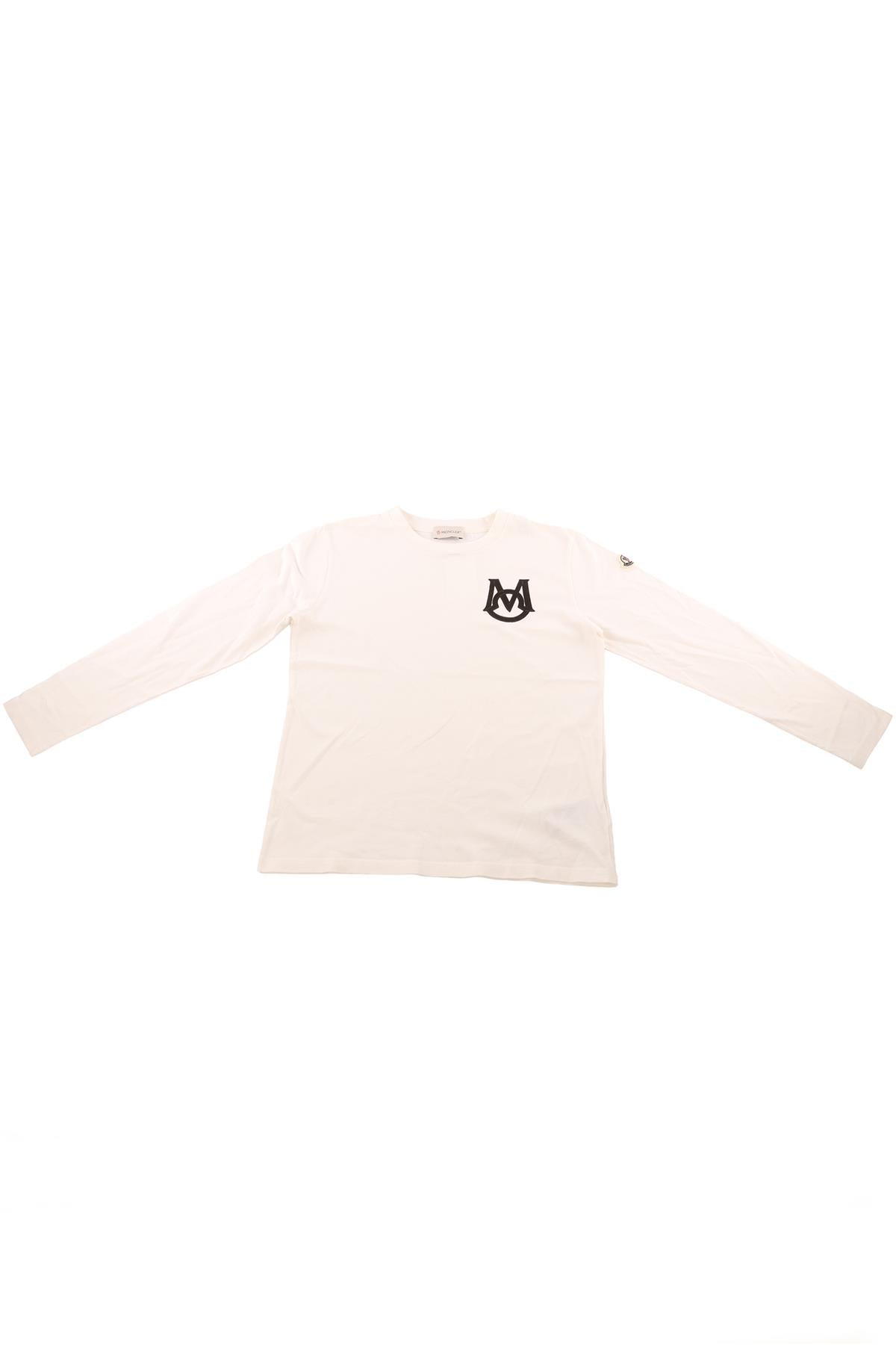 MONCLER WHITE KIDS BOYS TOP 12 YEARS