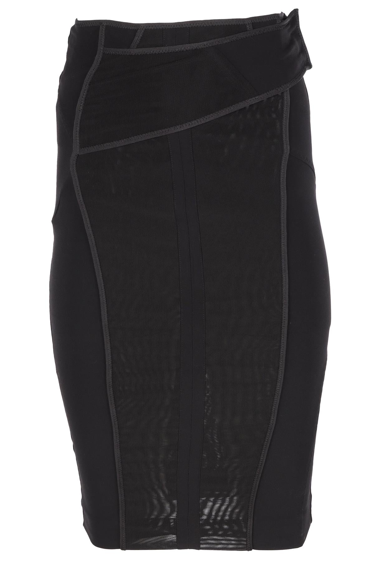 TOM FORD BLACK JERSEY SKIRT IT 36 UK 4