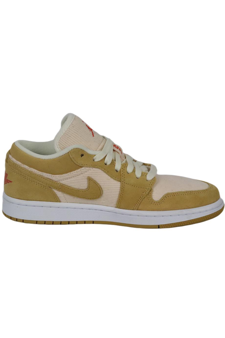 NIKE AIR JORDAN 1 CORDUROY AND SUEDE LOW TOP SNEAKERS EU 39 UK 5.5 US 8