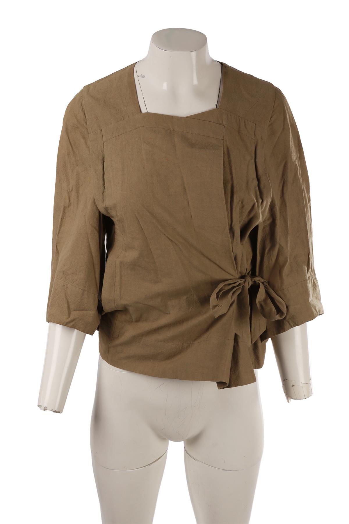 KHAKI COTTON TOP