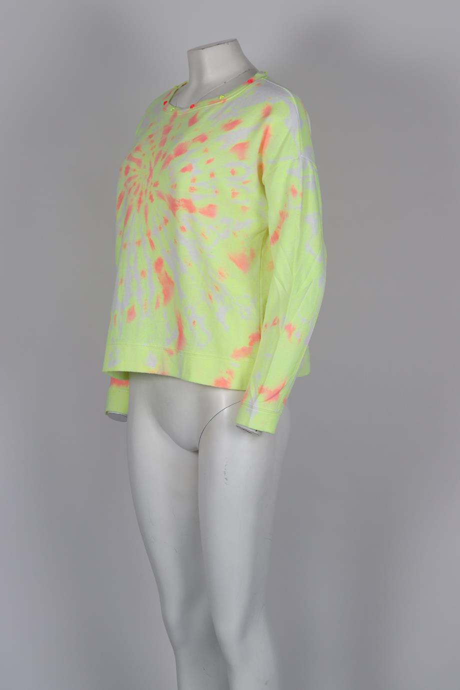 GENERATION LOVE TIE DYED COTTON JERSEY SWEATSHIRT MEDIUM