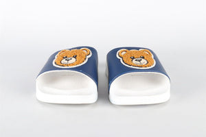 MOSCHINO BLUE KIDS GIRLS SLIDES EU 27-28 UK 9-10 US 10-11