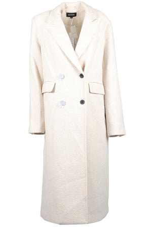 MEOTINE CREAM WOOL COAT XSMALL-SMALL