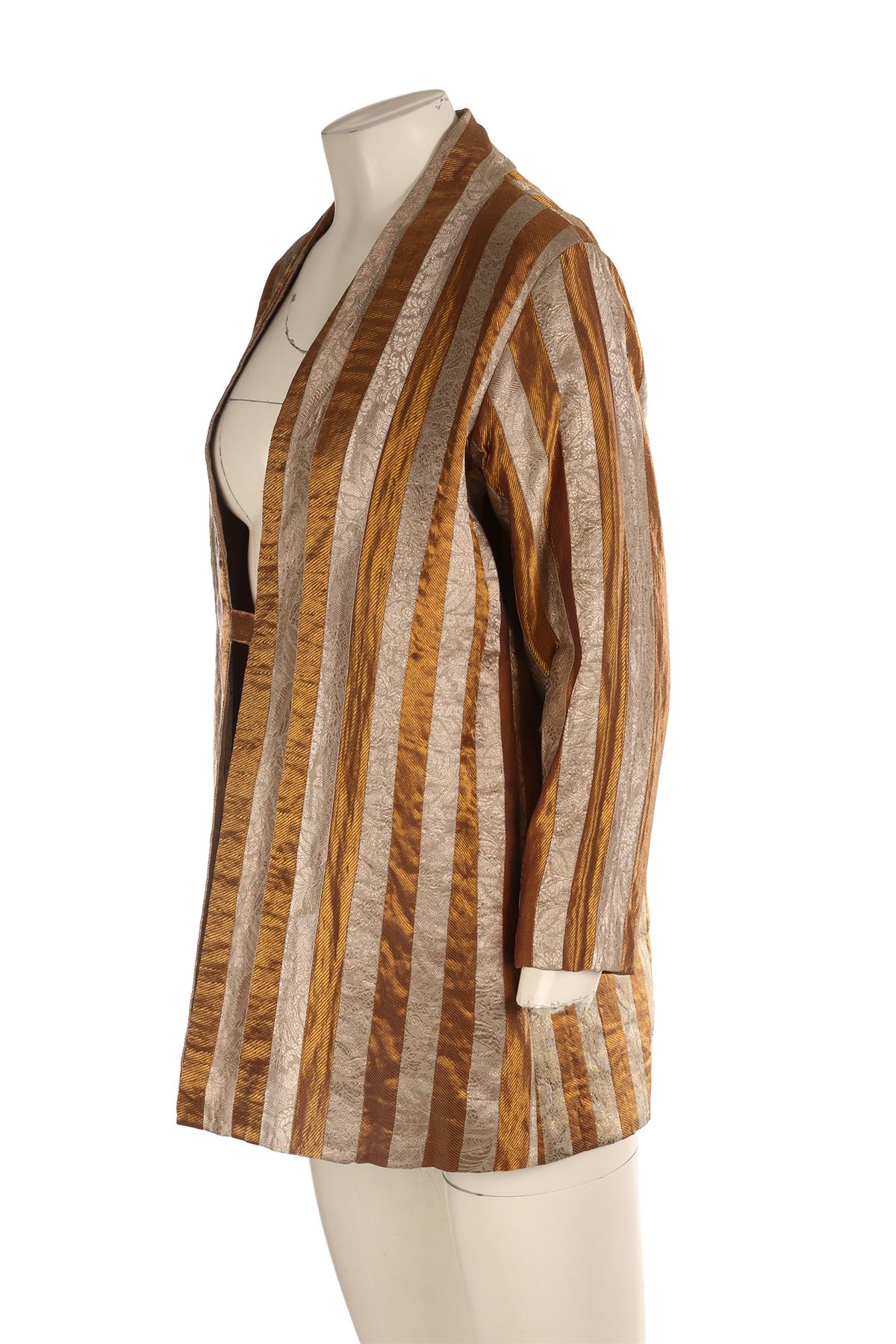 RAW MANGO GOLD SILK JACKET SMALL - MEDIUM