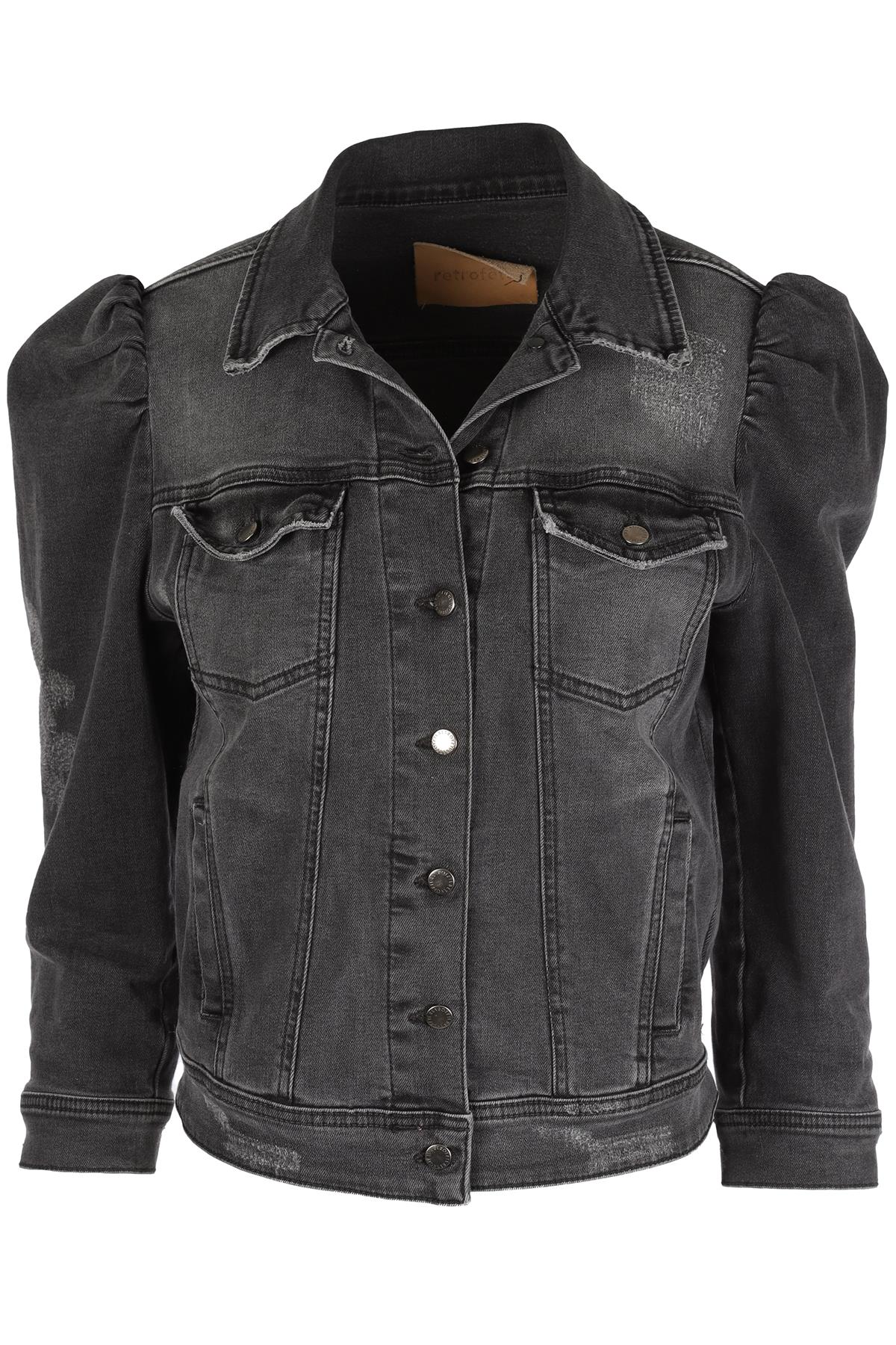 RETROFÊTE GREY DENIM JACKET MEDIUM
