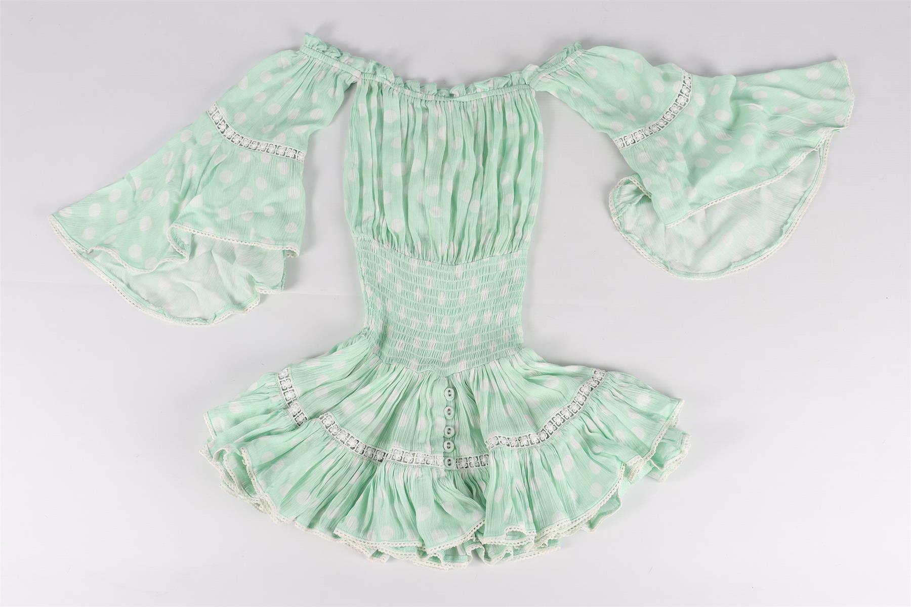 SUNDAY ST TROPEZ GREEN KIDS GIRLS DRESS 4-6 YEARS