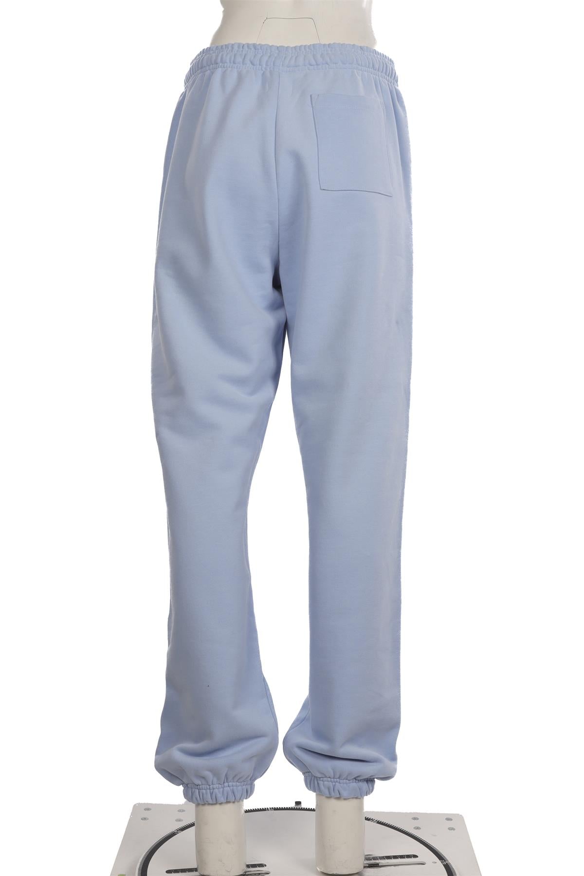 ADANOLA BLUE COTTON TRACK PANTS SMALL