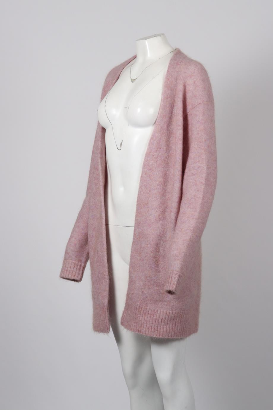 ACNE STUDIOS MOHAIR AND WOOL BLEND CARDIGAN SMALL