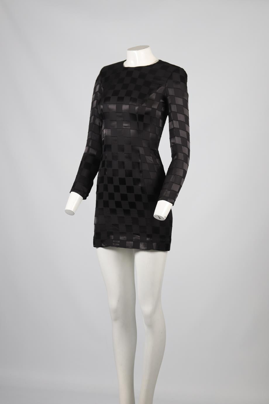 BALMAIN WOOL BLEND MINI DRESS FR 36 UK 8