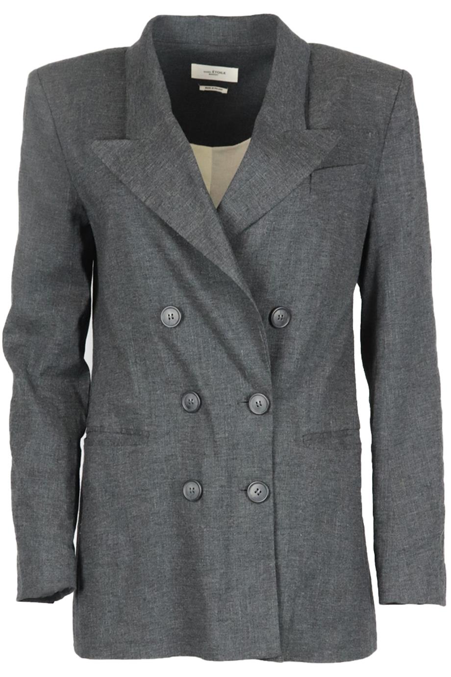 ISABEL MARANT ÉTOILE DOUBLE BREASTED LINEN BLAZER FR 38 UK 10