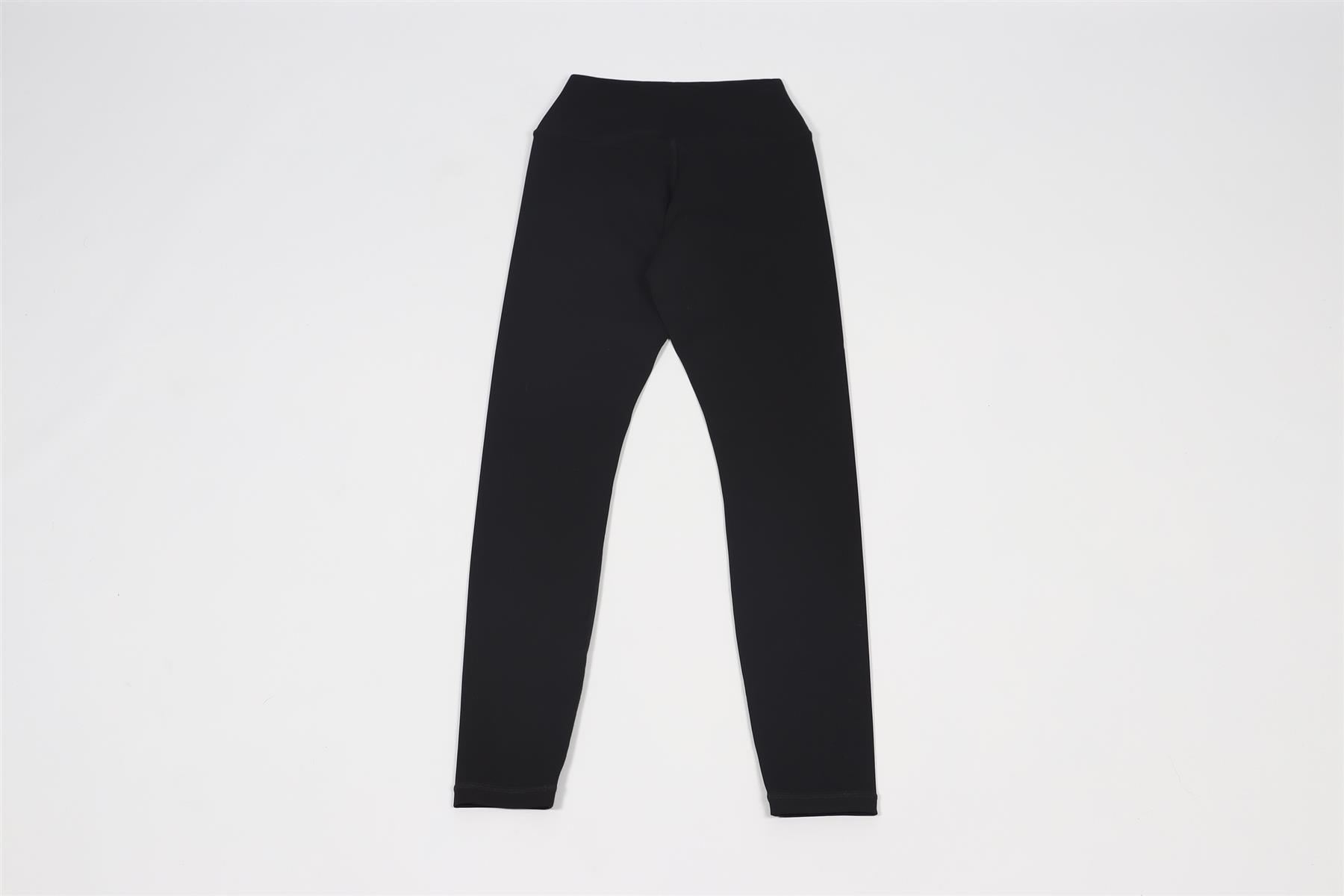 SPORTY & RICH BLACK JERSEY LEGGINGS SMALL