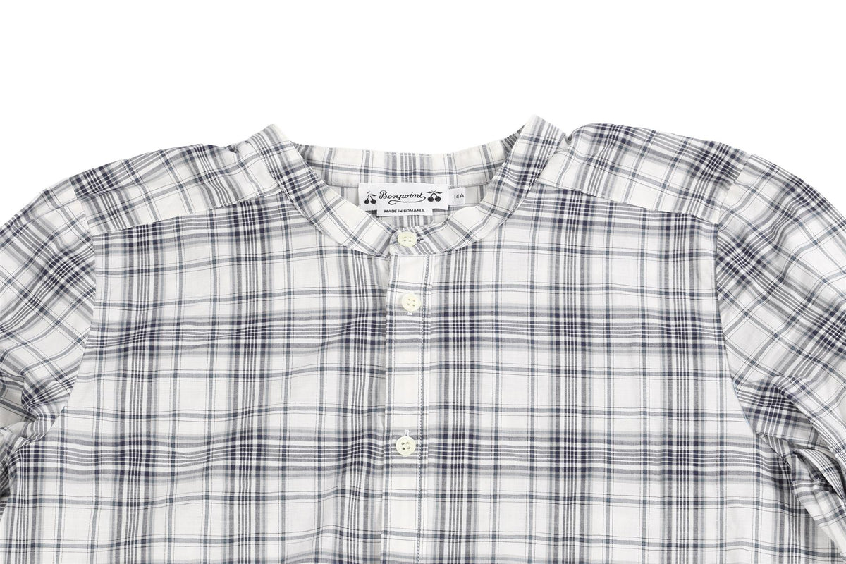 BONPOINT BLUE TEEN BOYS SHIRT 14 YEARS