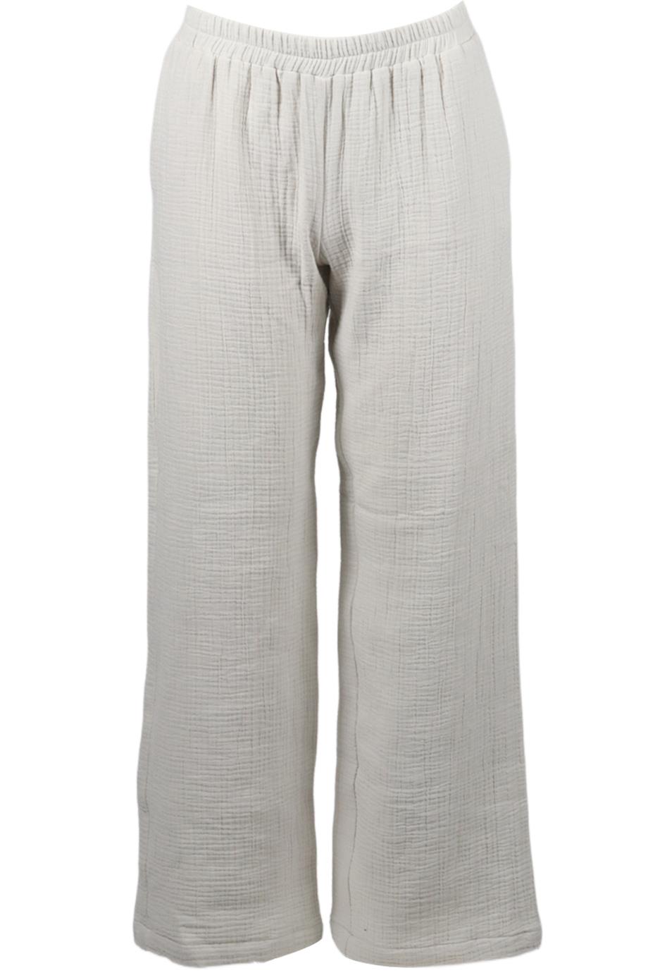 SABLYN COTTON BLEND WIDE LEG PANTS XSMALL