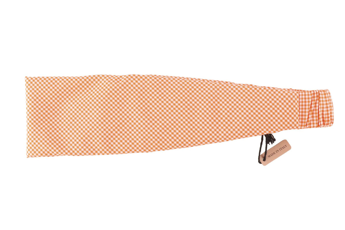 MIU MIU ORANGE COTTON HEADBAND