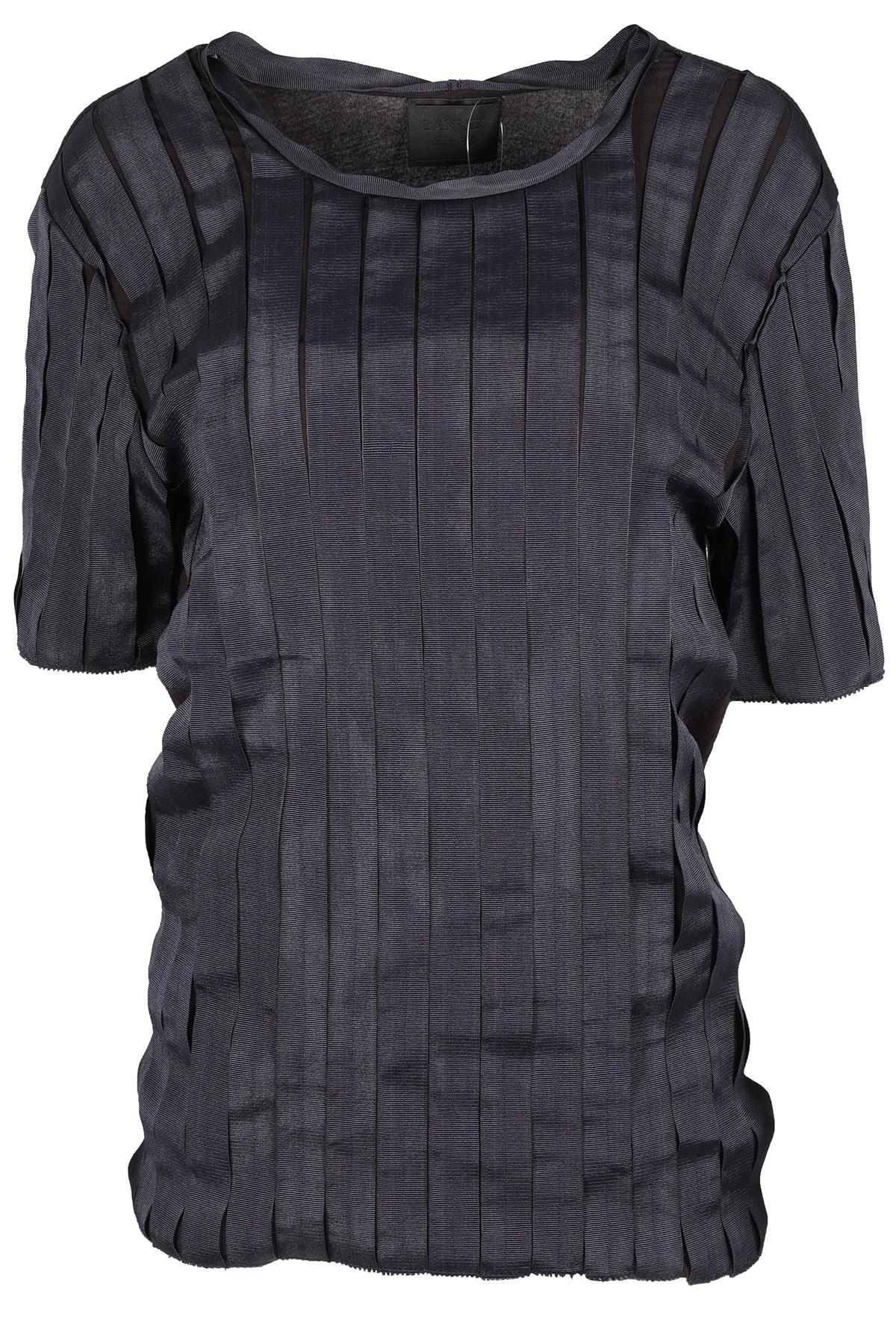 LANVIN NAVY COTTON TOP SMALL