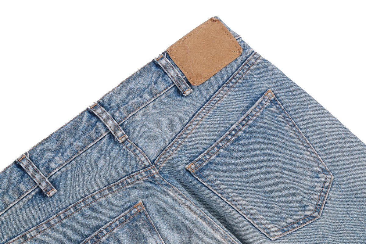 CELINE BLUE HIGH RISE STRAIGHT LEG JEANS W26 UK 8
