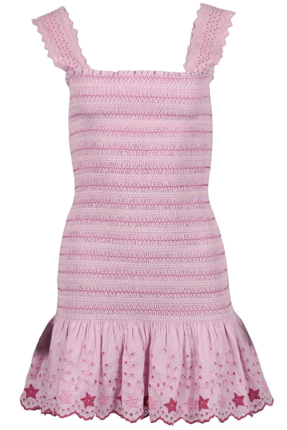 LOVESHACKFANCY COTTON MINI DRESS SMALL
