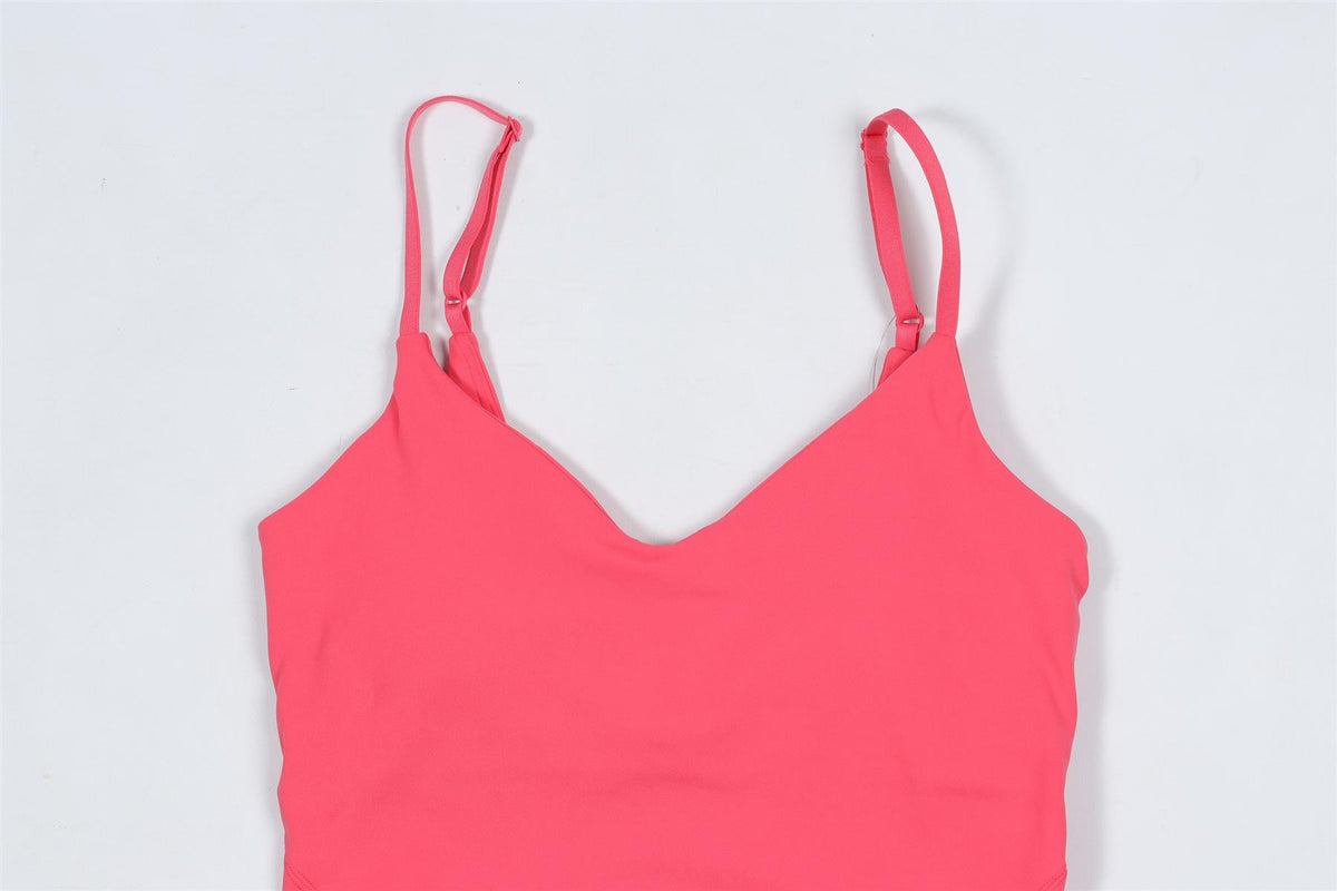 LULULEMON PINK SPORTS BRA US 4 UK 8