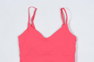 LULULEMON PINK SPORTS BRA US 4 UK 8