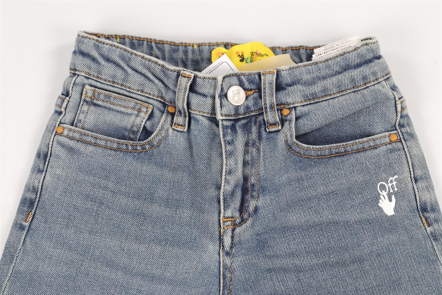 OFF-WHITE BLUE KIDS BOYS JEANS 8 YEARS