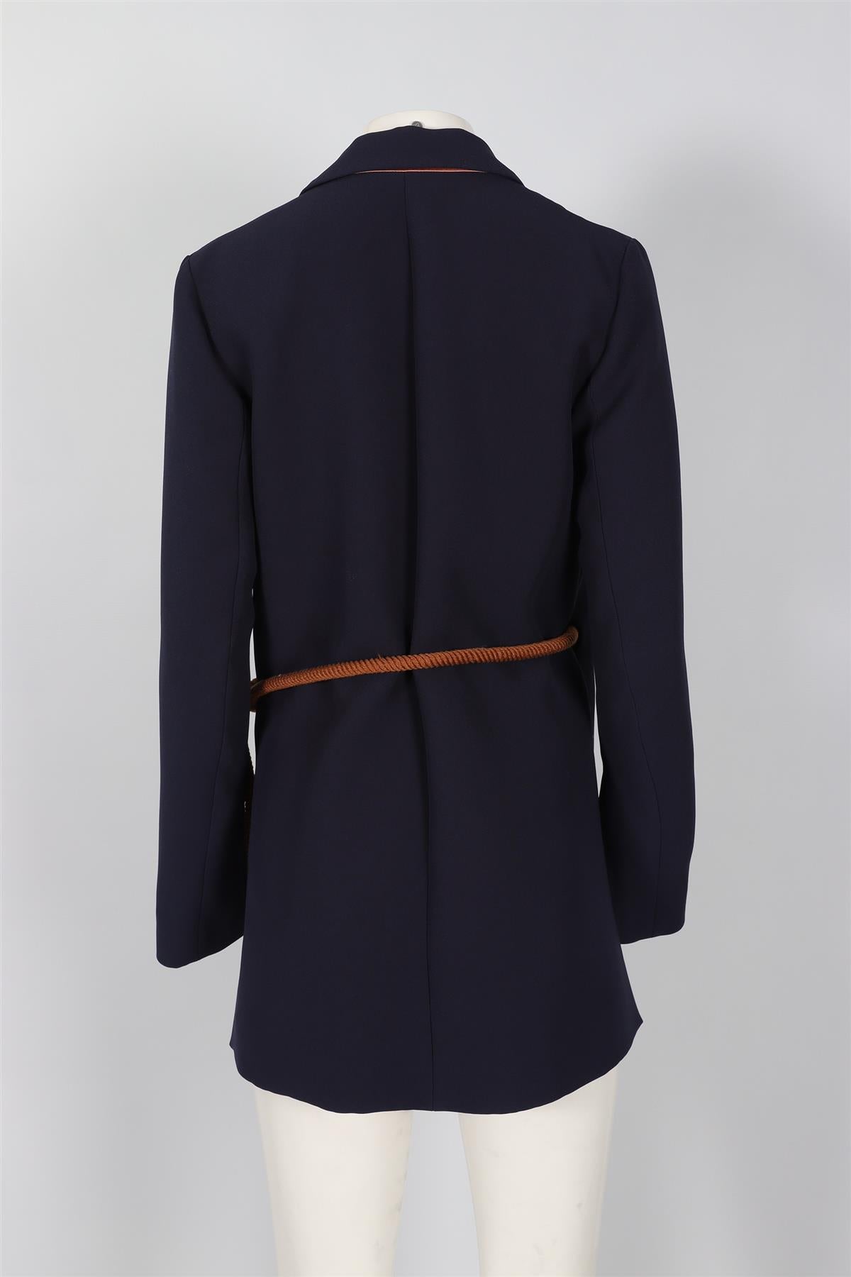 ROKSANDA NAVY CREPE BLAZER UK 8