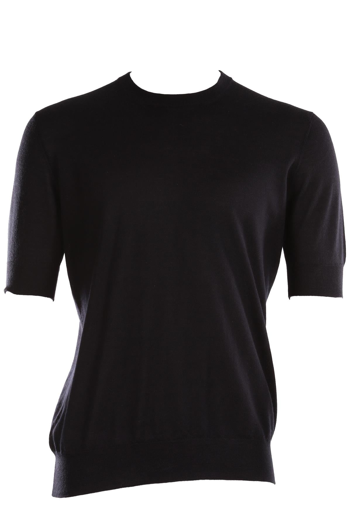 THOM SWEENEY NAVY MEN'S COTTON TOP LARGE