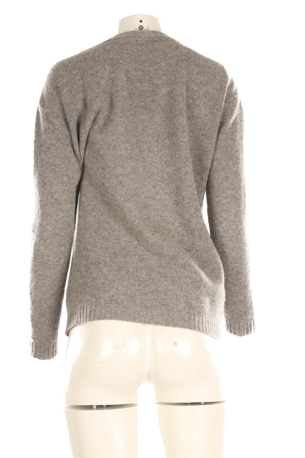 CHRISTIAN DIOR GREY CASHMERE SWEATER FR 36 UK 8