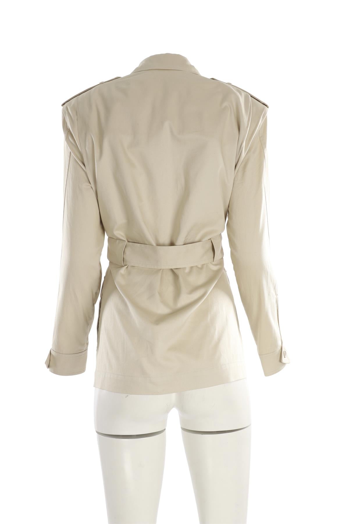 ALEXANDRE VAUTHIER BEIGE COTTON JACKET FR 36 UK 8