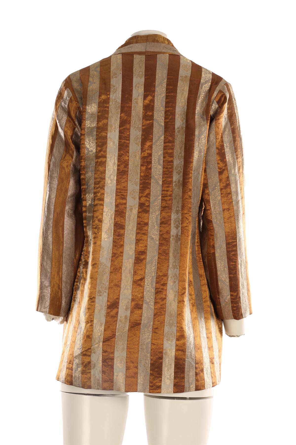 RAW MANGO GOLD SILK JACKET SMALL - MEDIUM
