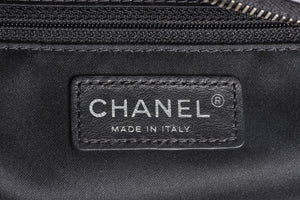 CHANEL BLACK 2014 SMALL QUILTED LEATHER TOTE BAG