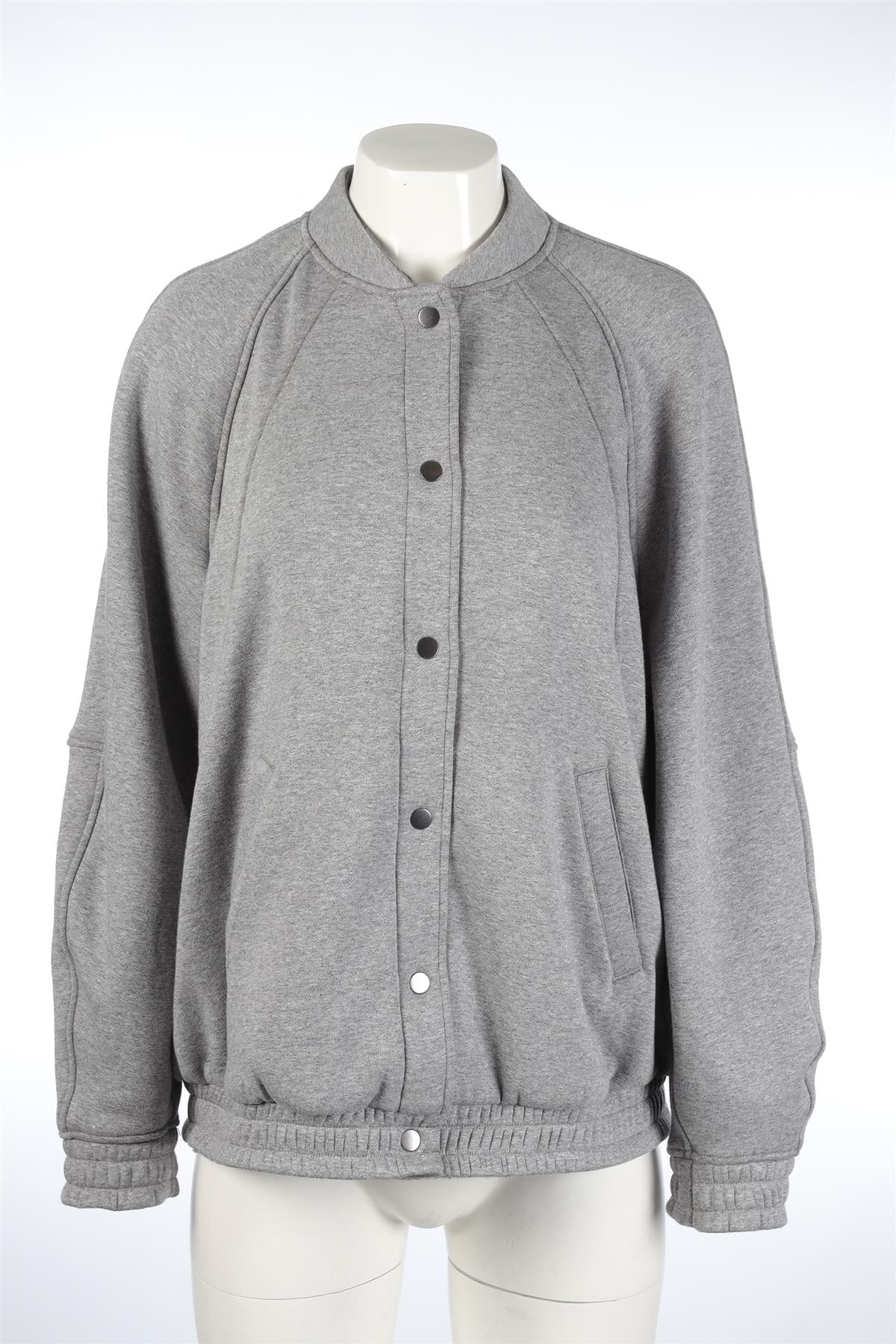 LULULEMON GREY COTTON JACKET MEDIUM/LARGE