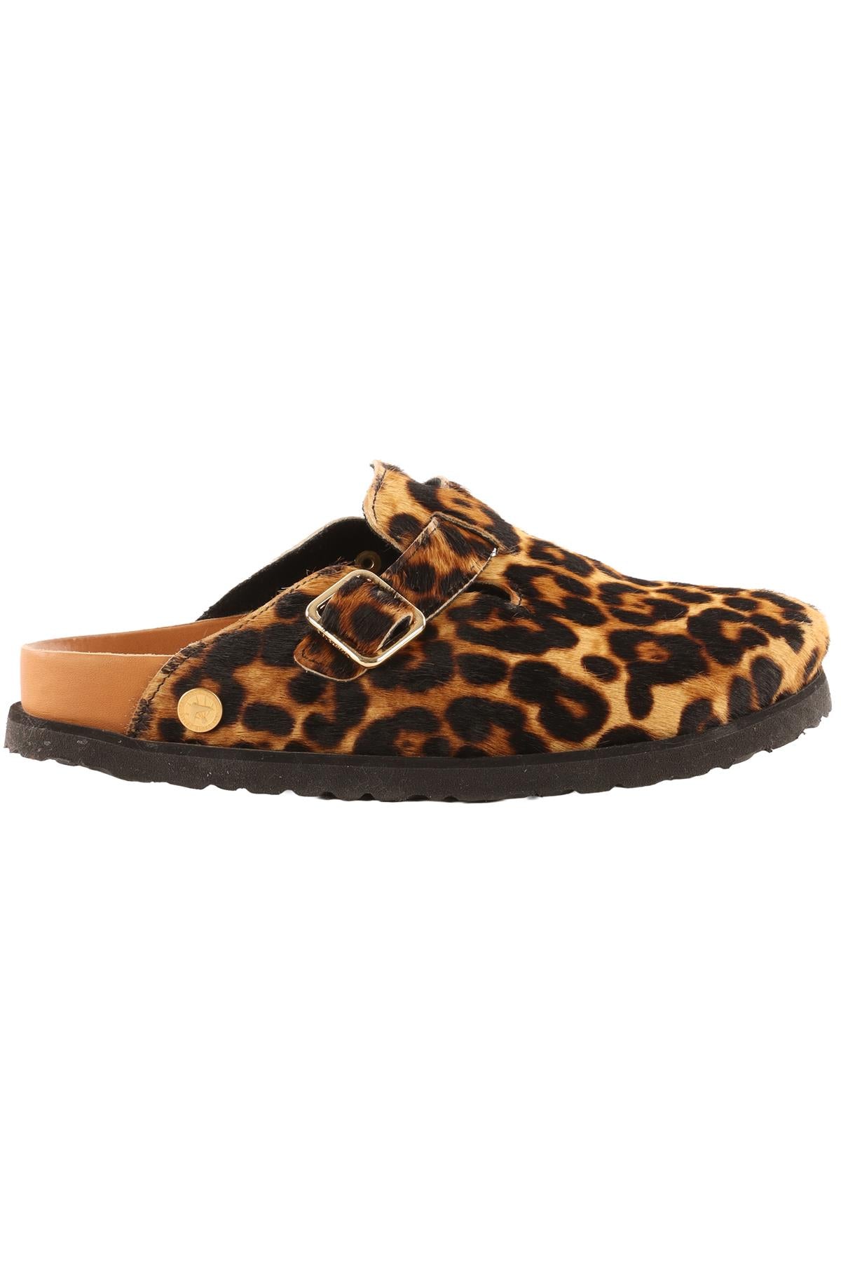 BIRKENSTOCK 1774 BROWN CALF HAIR MULES EU 37 UK 4 US 7