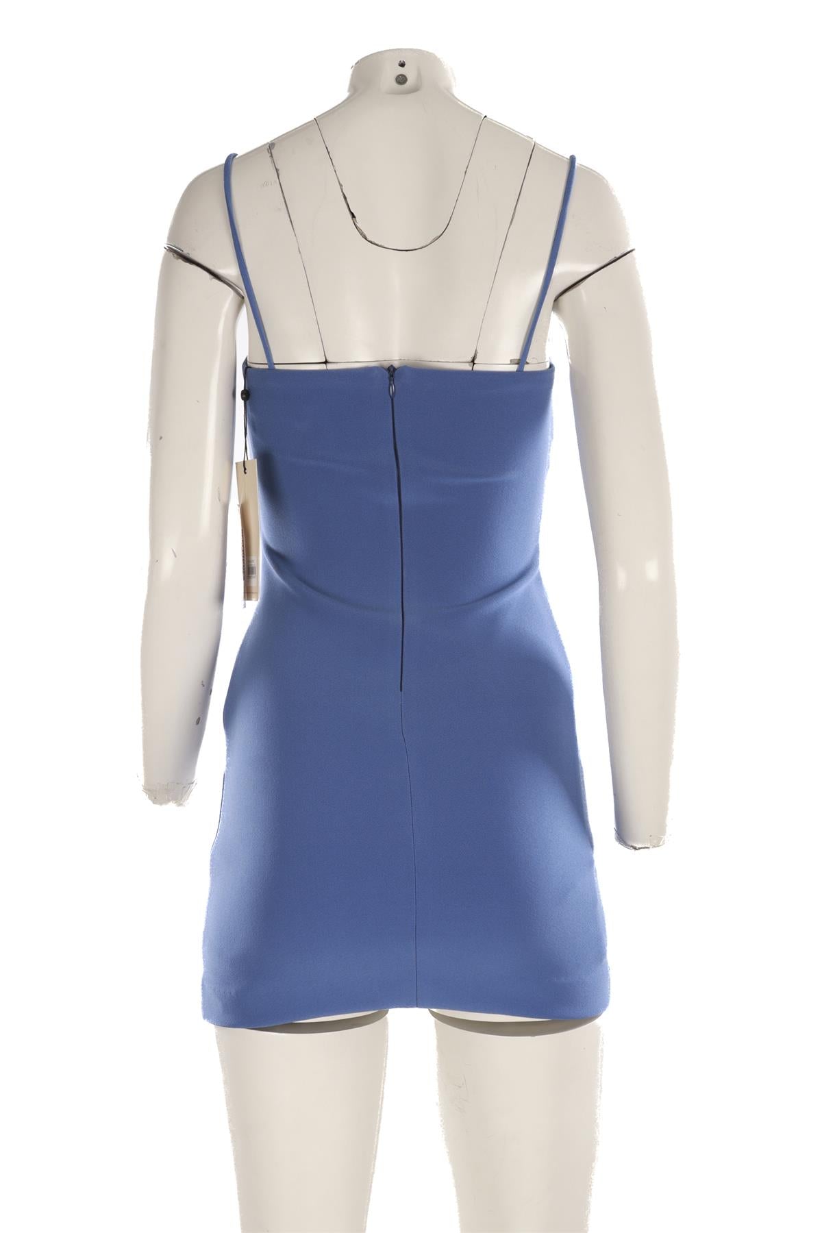 BEC + BRIDGE BLUE CREPE MINI DRESS UK 6