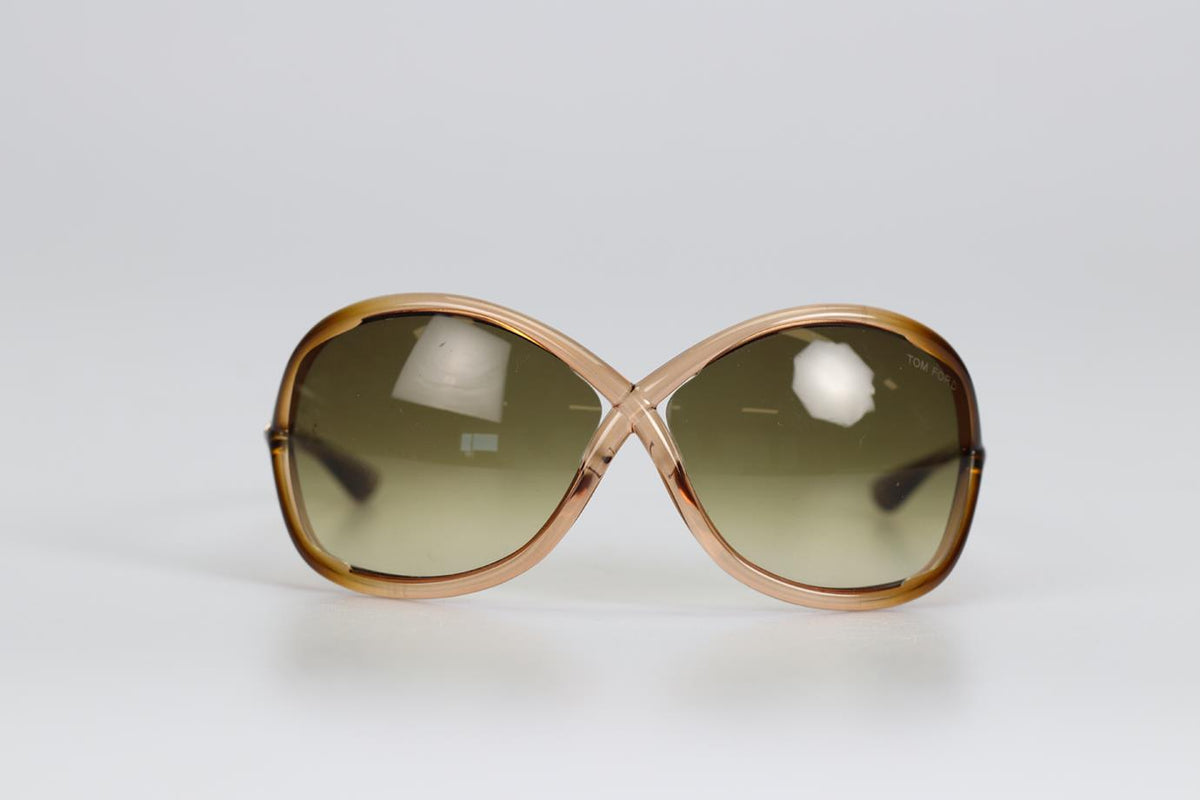 TOM FORD SQUARE FRAME ACETATE SUNGLASSES