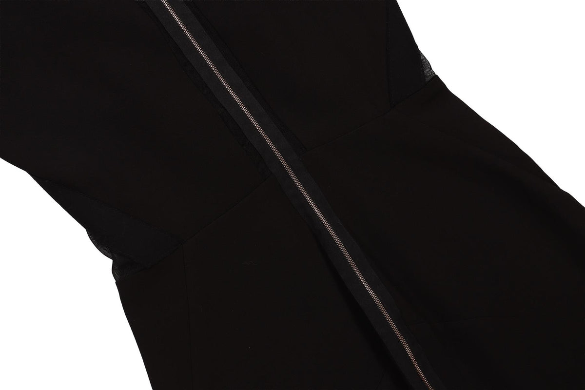 VICTORIA BECKHAM BLACK CREPE MINI DRESS UK 8